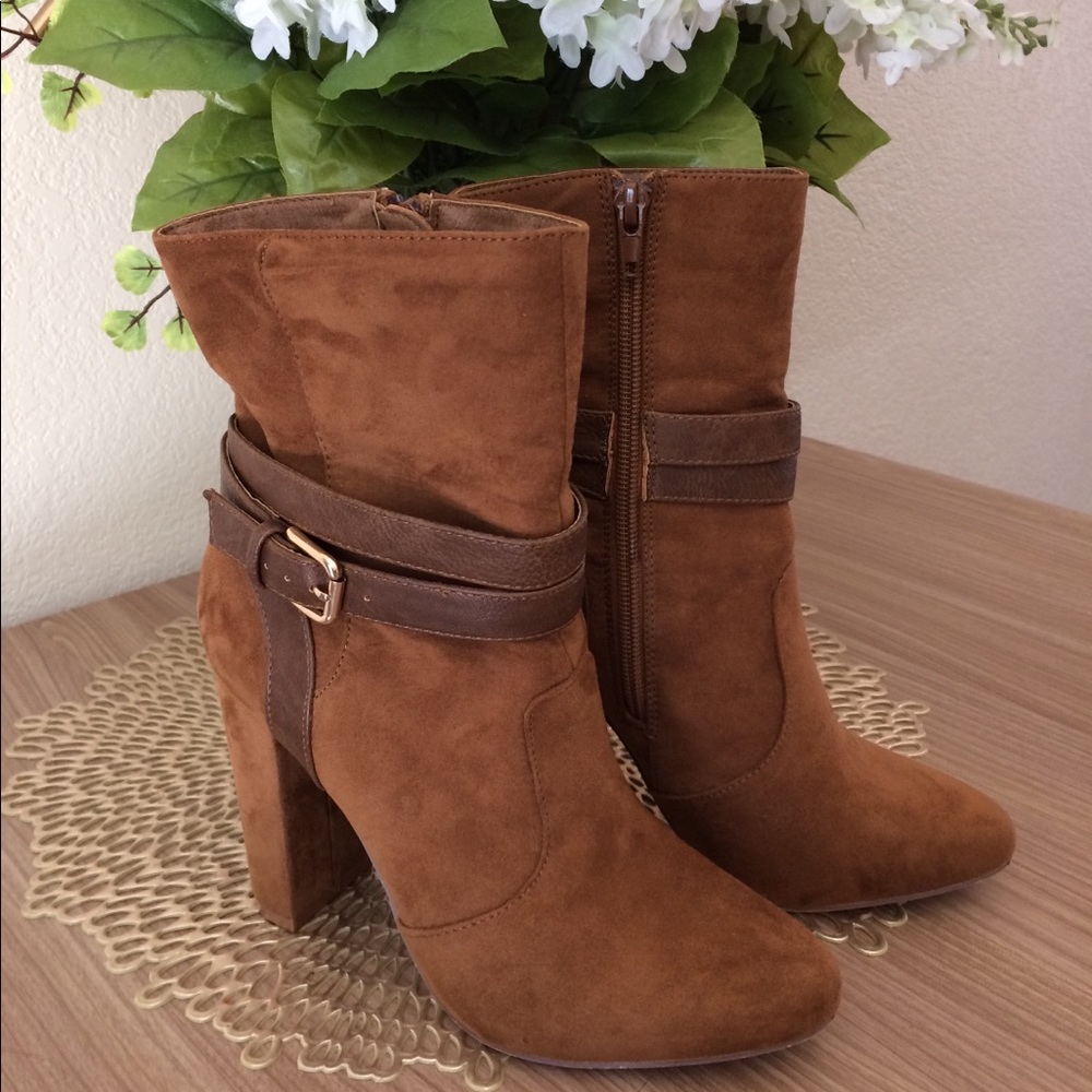 Suede Heeled Boots